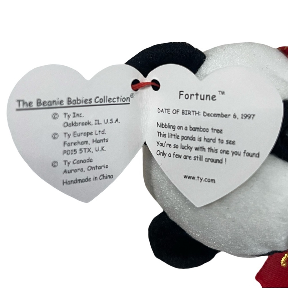 Ty Beanie Baby Phantom Of The Opera Bear Named Fortune 1998! - Picture 4 of 8